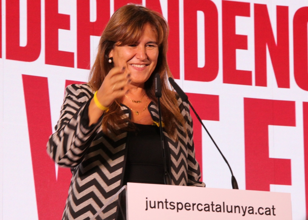 Laura Borràs: “El conflicte polític és resol a les urnes i no amb violència i repressió” . (Pedro Arias Redo)